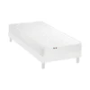 Ensemble Matelas Accueil Latex INITIAL Sommier En Kit Couleur - Blanc, Dimensions - 90 X 200 Cm -Sominova Soldes Boutique ensemble matelas sommier 14401693