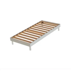 Ensemble Matelas Accueil Latex INITIAL Sommier En Kit Couleur - Blanc, Dimensions - 90 X 190 Cm -Sominova Soldes Boutique ensemble matelas sommier 14401711