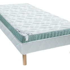 Ensemble Sommier + Matelas Mousse Accueil Latex ORTHOLATEX ép. 17cm - 90 X 190 Cm