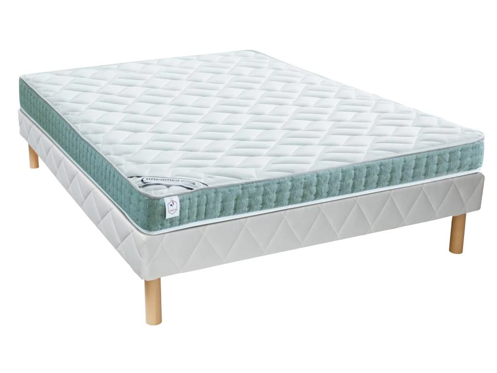 Ensemble Sommier + Matelas Mousse Accueil Latex ORTHOLATEX ép. 17cm - 140 X 190 Cm 3 Ensemble Sommier + Matelas Mousse Accueil Latex ORTHOLATEX ép. 17cm - 140 X 190 Cm