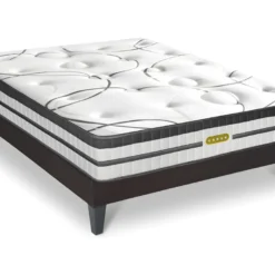 Matelas Concorde Ressorts Ensachés Accueil Mémoire De Forme Ferme Et Sommier En Kit - 140x190cm
