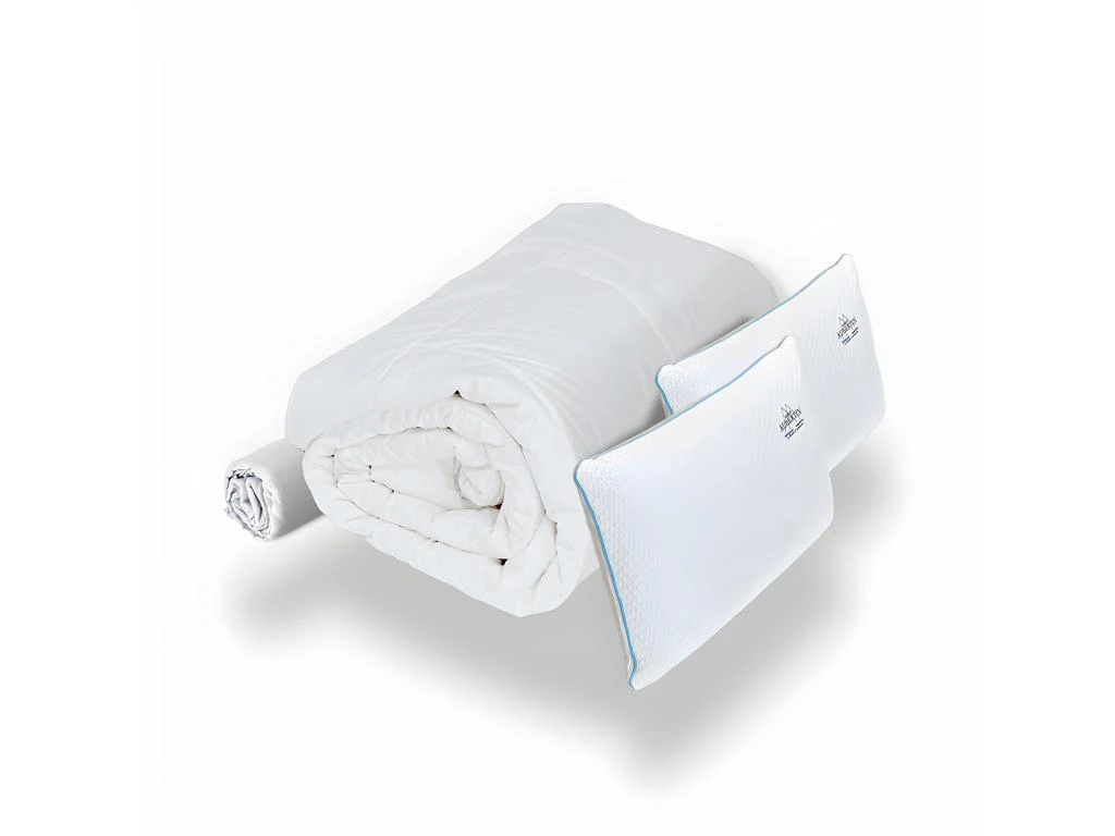 Matelas Concorde Ressorts Ensachés Accueil Mémoire De Forme Ferme+ Sommier + Accessoires - 140x19 7 Matelas Concorde Ressorts Ensachés Accueil Mémoire De Forme Ferme+ Sommier + Accessoires - 140x19 – Image 5