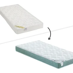 Ensemble Sommier + Matelas Mousse Accueil Latex ORTHOLATEX ép. 17cm - 90 X 190 Cm -Sominova Soldes Boutique ensemble matelas sommier 14507779