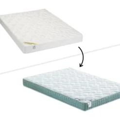 Ensemble Sommier + Matelas Mousse Accueil Latex ORTHOLATEX ép. 17cm - 140 X 190 Cm 12 Ensemble Sommier + Matelas Mousse Accueil Latex ORTHOLATEX ép. 17cm - 140 X 190 Cm -Sominova Soldes Boutique ensemble matelas sommier 14507781