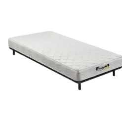 Ensemble Cadre à Lattes + Matelas Ressorts WOLKENLOS De MORGENGOLD - 90 X 190 Cm