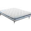 Ensemble Cadre à Lattes + Matelas 1008 Ressorts Ensachés à Bande Respirante AIRPLAY De DREAMEA PLAY ép.23cm - 160 X 200 Cm -Sominova Soldes Boutique ensemble matelas sommier 18602743