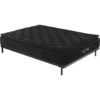 Ensemble Cadre à Lattes + Matelas Ressorts Ensachés - BLACK DREAM De DREAMEA PLAY - 140 X 190 Cm -Sominova Soldes Boutique ensemble matelas sommier 18602973