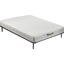 Ensemble Cadre à Lattes + Matelas Ressorts WOLKENLOS De MORGENGOLD - 160 X 200 Cm