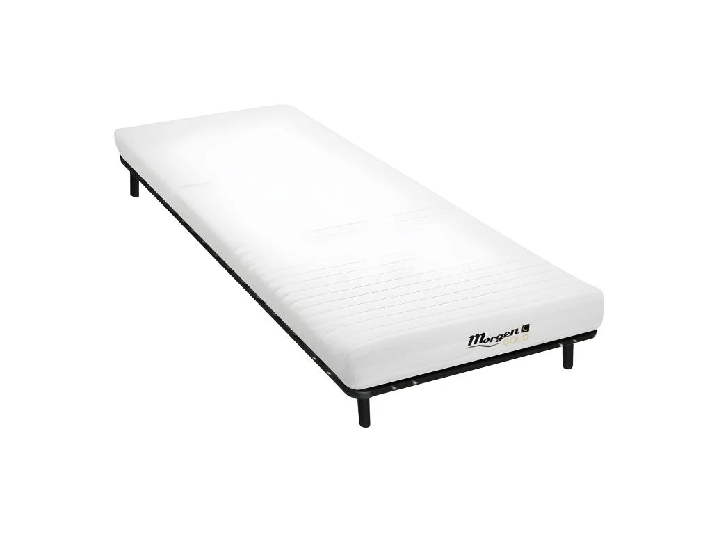 Ensemble Cadre à Lattes + Matelas Mousse 7 Zones 25kg/m3 STELO KIDS ép.12cm De MORGENGOLD - 90 X 190 Cm 3 Ensemble Cadre à Lattes + Matelas Mousse 7 Zones 25kg/m3 STELO KIDS ép.12cm De MORGENGOLD - 90 X 190 Cm