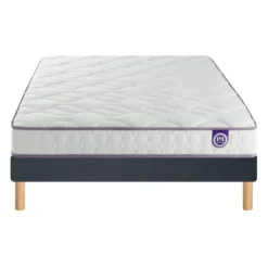 Ensemble Merinos Happy Lit - 100% Latex + Sommier Confort Ferme 90x190 -Sominova Soldes Boutique ensemble matelas sommier 20976207