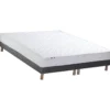 Ensemble Matelas Accueil Latex 3 Zones INITIAL - Bi Confort Mousse & Latex + Sommier - Made In France Dimensions - 2x80 X 200 Cm, Sommier - Gris Chiné -Sominova Soldes Boutique ensemble matelas sommier 21015279