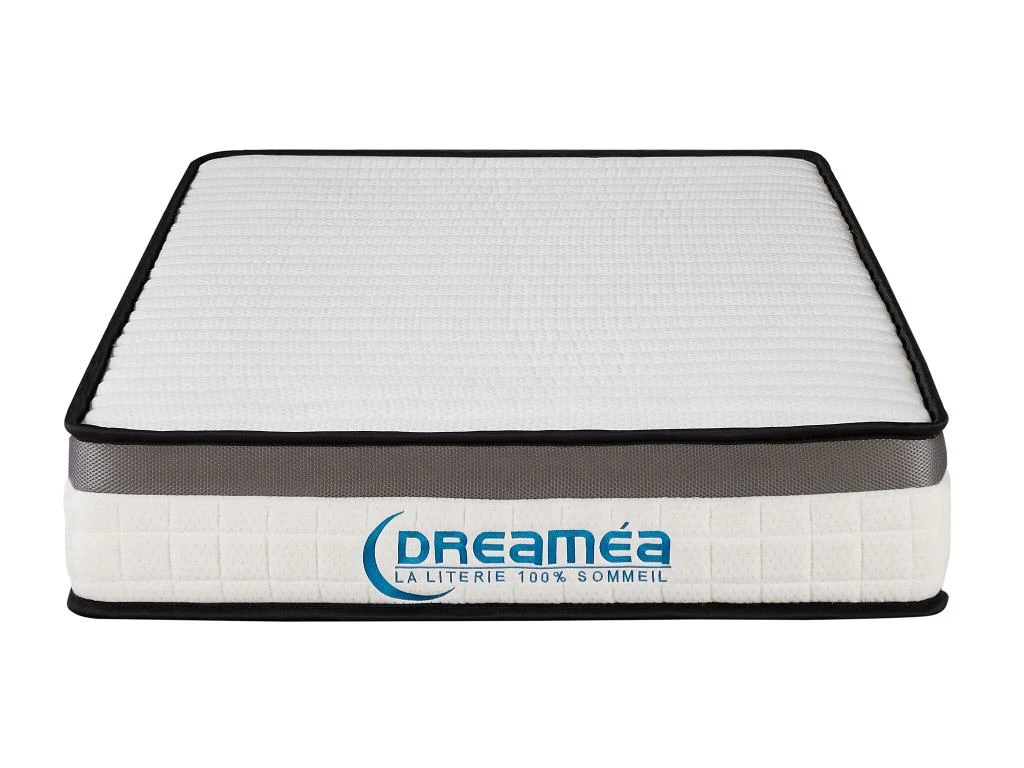 Ensemble Sommier + Matelas 90 X 190 Cm Mousse Mémoire De Forme ép.19cm - ORTHOMEMORY II De DREAMEA 6 Ensemble Sommier + Matelas 90 X 190 Cm Mousse Mémoire De Forme ép.19cm - ORTHOMEMORY II De DREAMEA – Image 4