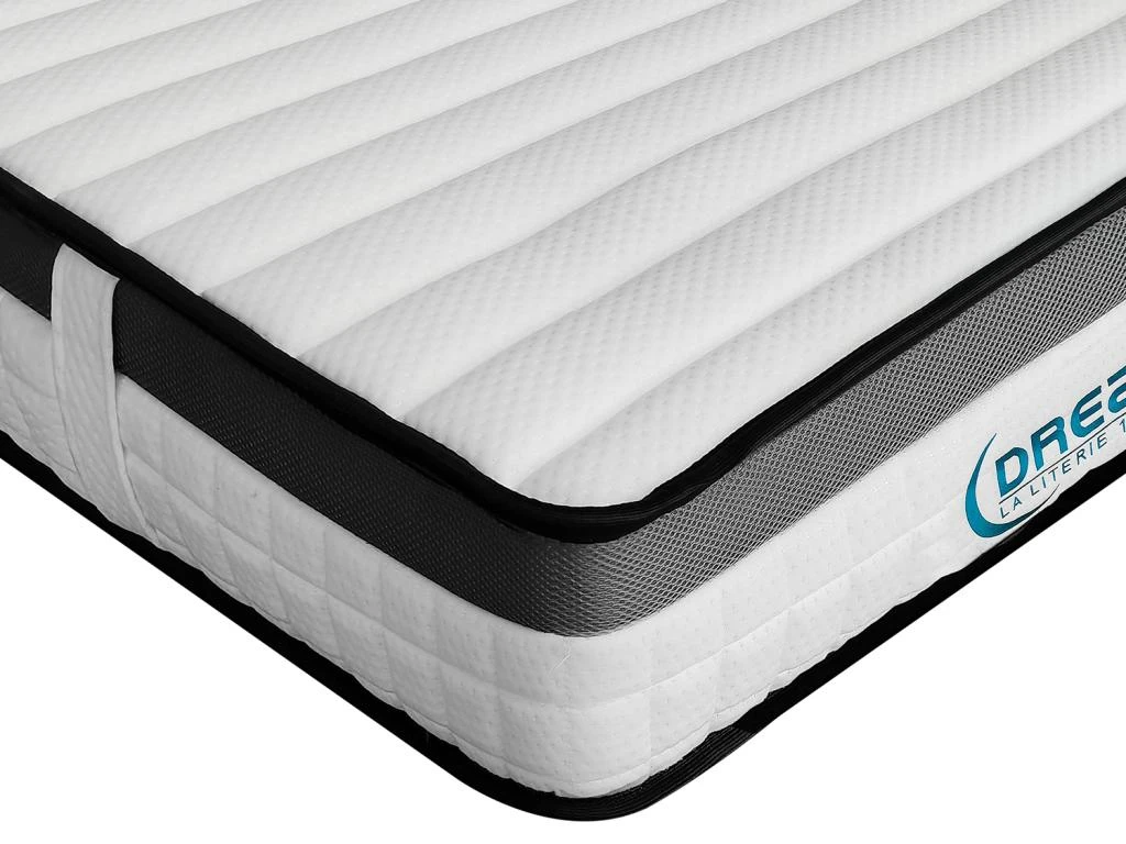Ensemble Sommier + Matelas 90 X 190 Cm Mousse Mémoire De Forme ép.19cm - ORTHOMEMORY II De DREAMEA 8 Ensemble Sommier + Matelas 90 X 190 Cm Mousse Mémoire De Forme ép.19cm - ORTHOMEMORY II De DREAMEA – Image 6