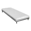 Ensemble Cadre à Lattes + Matelas 90 X 190 Cm Mousse Déhoussable ép.10cm - NASUS De DREAMEA -Sominova Soldes Boutique ensemble matelas sommier 21156003