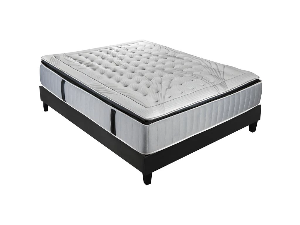 OLYMPE LITERIE | Ensemble PHIGALIE 160x200 Cm | Matelas Ressorts Ensachés + Sommier Bois | Ferme 3 OLYMPE LITERIE | Ensemble PHIGALIE 160x200 Cm | Matelas Ressorts Ensachés + Sommier Bois | Ferme