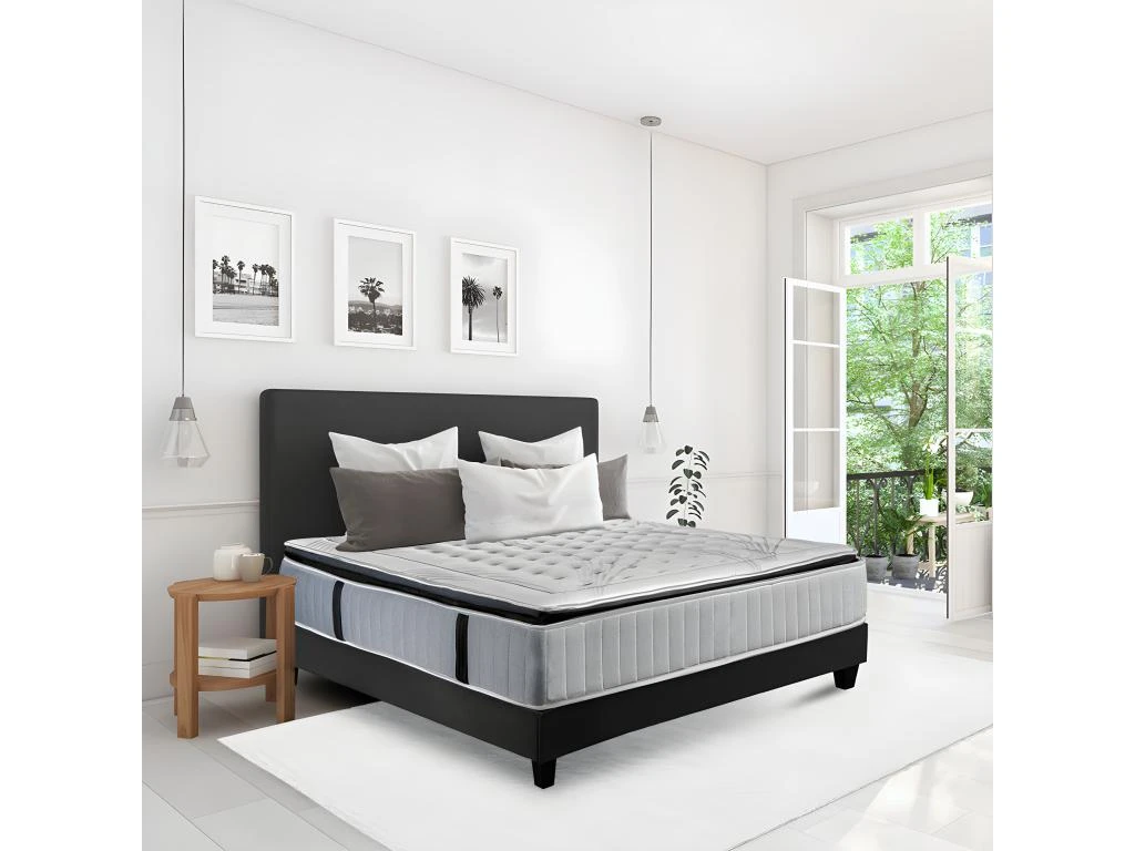 OLYMPE LITERIE | Ensemble PHIGALIE 160x200 Cm | Matelas Ressorts Ensachés + Sommier Bois | Ferme 4 OLYMPE LITERIE | Ensemble PHIGALIE 160x200 Cm | Matelas Ressorts Ensachés + Sommier Bois | Ferme – Image 2