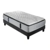 OLYMPE LITERIE | Ensemble PHIGALIE 90x200 Cm | Matelas Ressorts Ensachés + Sommier Bois | Ferme -Sominova Soldes Boutique ensemble matelas sommier 22266681