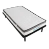 Ensemble Cadre à Lattes + Matelas 90 X 200 Cm Mousse Mémoire De Forme ép.19cm - ORTHOMEMORY II De DREAMEA -Sominova Soldes Boutique ensemble matelas sommier 22881921
