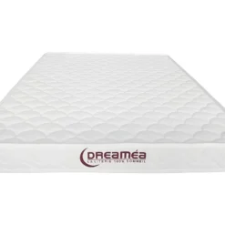 Ensemble Cadre à Lattes + Matelas Mousse Accueil Mémoire De Forme ép.15cm - 140 X 190 Cm - PELOPS De DREAMEA -Sominova Soldes Boutique ensemble matelas sommier 2878301