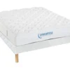 Ensemble Sommier Et Matelas Ressorts Ensachés Et Mémoire De Forme ILLUSION De DREAMEA - 140 X 190 Cm -Sominova Soldes Boutique ensemble matelas sommier 385885
