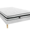 Ensemble Sommier + Matelas Ressorts Ensachés 7 Zones Mémoire Forme AMARANTE De NATUREA - 160 X 200 Cm -Sominova Soldes Boutique ensemble matelas sommier 386143