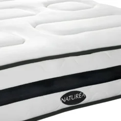 Ensemble Sommier + Matelas Ressorts Ensachés 7 Zones Mémoire Forme AMARANTE De NATUREA - 180 X 200 Cm -Sominova Soldes Boutique ensemble matelas sommier 389273 2
