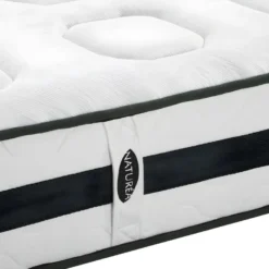 Ensemble Sommier + Matelas Ressorts Ensachés 7 Zones Mémoire Forme AMARANTE De NATUREA - 140 X 190 Cm -Sominova Soldes Boutique ensemble matelas sommier 389277