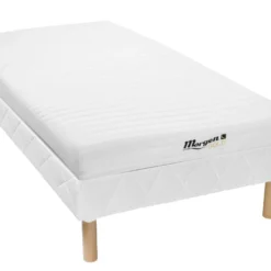 Ensemble Sommier + Matelas Mousse 7 Zones 25kg/m3 STELO KIDS ép.12cm De MORGENGOLD - 90x200 Cm