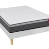 Ensemble Sommier + Matelas Ressorts Ensachés 7 Zones Et Mémoire De Forme ASGARD De DREAMEA ép.30cm - 160 X 200 Cm -Sominova Soldes Boutique ensemble matelas sommier 391075