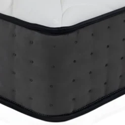Ensemble Sommier + Matelas Ressorts Ensachés 5 Zones Accueil Mémoire De Forme BABYLONE De DREAMEA ép.23cm - 180 X 200 Cm -Sominova Soldes Boutique ensemble matelas sommier 393065 1