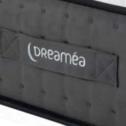 Ensemble Sommier + Matelas Ressorts Ensachés 5 Zones Accueil Mémoire De Forme BABYLONE De DREAMEA ép.23cm - 160 X 200 Cm -Sominova Soldes Boutique ensemble matelas sommier 393067