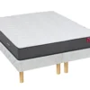 Ensemble Sommier + Matelas Ressorts Ensachés 5 Zones Accueil Mémoire De Forme BABYLONE De DREAMEA ép.23cm - 180 X 200 Cm -Sominova Soldes Boutique ensemble matelas sommier 394415