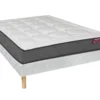 Ensemble Sommier + Matelas Mousse à Mémoire De Forme - ép.23cm - 160 X 200 Cm - COUZIO De DREAMEA 1 Ensemble Sommier + Matelas Mousse à Mémoire De Forme - ép.23cm - 160 X 200 Cm - COUZIO De DREAMEA -Sominova Soldes Boutique ensemble matelas sommier 510639