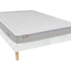 Ensemble Sommier + Matelas Mousse Mémoire De Forme Avec Surmatelas Intégré ép.26 Cm - 140 X 190 Cm - ALCEE De DREAMEA