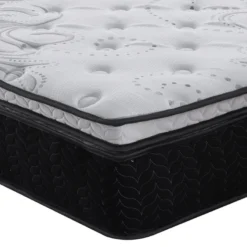 Ensemble Sommier + Matelas Ressorts Ensachés Et Surmatelas Intégré GAMIANI De DREAMEA - ép. 30 Cm - 160 X 200 Cm -Sominova Soldes Boutique ensemble matelas sommier 8748519