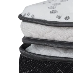 Ensemble Sommier + Matelas Ressorts Ensachés Et Surmatelas Intégré GAMIANI De DREAMEA - ép. 30 Cm - 160 X 200 Cm -Sominova Soldes Boutique ensemble matelas sommier 8748545