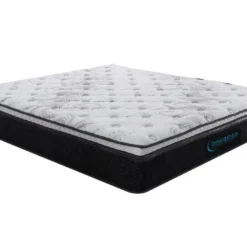Ensemble Sommier + Matelas Ressorts Ensachés Et Surmatelas Intégré GAMIANI De DREAMEA - ép. 30 Cm - 180 X 200 Cm -Sominova Soldes Boutique ensemble matelas sommier 8748745