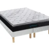 Ensemble Sommier + Matelas Ressorts Ensachés Et Surmatelas Intégré GAMIANI De DREAMEA - ép. 30 Cm - 180 X 200 Cm -Sominova Soldes Boutique ensemble matelas sommier 8749239
