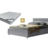 Ensemble Lit Diva Coffre Lin Gris 140 + Matelas Nuage 24 Cm -Sominova Soldes Boutique ensemble matelas sommier 8971981