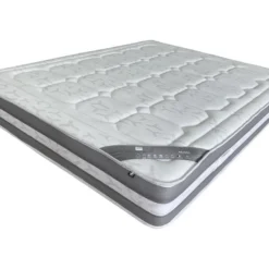 Ensemble Lit Diva Coffre Lin Gris 140 + Matelas Nuage 24 Cm -Sominova Soldes Boutique ensemble matelas sommier 8971985