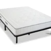 OLYMPE LITERIE | Ensemble CRISTAL 160x200 Cm | Matelas Mémoire De Forme + Sommier Métal | Ferme