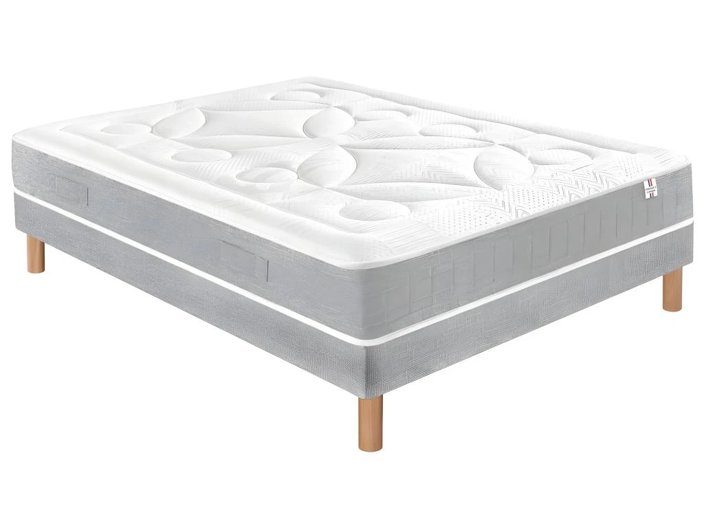 Ensemble Matelas Douces Nuits Laly 100% Latex + Sommier Base Morpho 90x200 6 Ensemble Matelas Douces Nuits Laly 100% Latex + Sommier Base Morpho 90x200 – Image 4