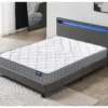 Ensemble Matelas Mousse + Lit Avec Tête De Lit 120x190 Cm, 16cm D’épaisseur Accueil Latex Naturel 1 Ensemble Matelas Mousse + Lit Avec Tête De Lit 120x190 Cm, 16cm D’épaisseur Accueil Latex Naturel -Sominova Soldes Boutique ensemble matelas sommier 9187927