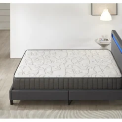 Ensemble Matelas Mousse + Lit Avec Tête De Lit 140x200cm-22cm D’épaisseur Accueil Mémoire De Forme -Sominova Soldes Boutique ensemble matelas sommier 9188237