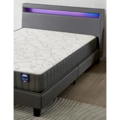 Ensemble Matelas Mousse + Lit Avec Tête De Lit 140x200cm-22cm D’épaisseur Accueil Mémoire De Forme -Sominova Soldes Boutique ensemble matelas sommier 9188239