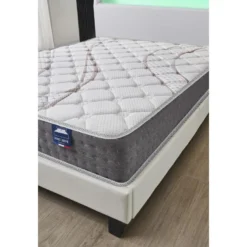 Ensemble Matelas Ressorts Ensachés + Lit Avec Tête De Lit 140x200cm-Epaisseur 25cm Accueil MousseHD -Sominova Soldes Boutique ensemble matelas sommier 9188279