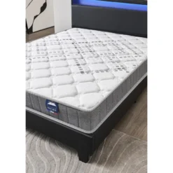 Ensemble Matelas Ressorts Ensachés + Lit Avec Tête De Lit 160x200cm-Epaisseur 20cm Accueil MousseHD -Sominova Soldes Boutique ensemble matelas sommier 9188589