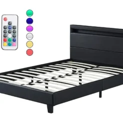 Ensemble Matelas Mousse + Lit Avec Tête De Lit 160x200cm Epaisseur 28cm Equilibré Accueil Latex 12 Ensemble Matelas Mousse + Lit Avec Tête De Lit 160x200cm Epaisseur 28cm Equilibré Accueil Latex -Sominova Soldes Boutique ensemble matelas sommier 9188795