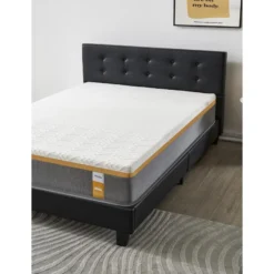 Ensemble Matelas + Lit Avec Tête De Lit 140x200 Cm, Yspilon Ferme 28cm D’épaisseur -Sominova Soldes Boutique ensemble matelas sommier 9189069