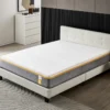 Ensemble Matelas + Lit Avec Tête De Lit 140x190 Cm, Ypsilon Ferme 28cm D’épaisseur -Sominova Soldes Boutique ensemble matelas sommier 9189163